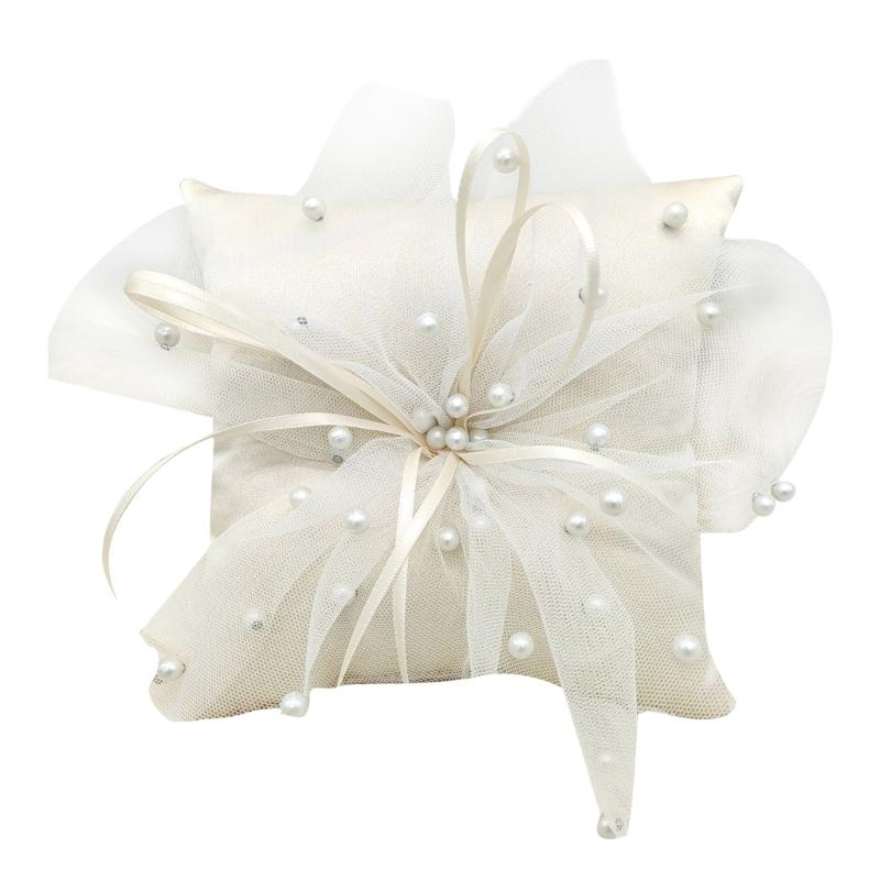 Ring Bearer Pillow - 31BB Bantal Handmade Bantal Putih Cincin