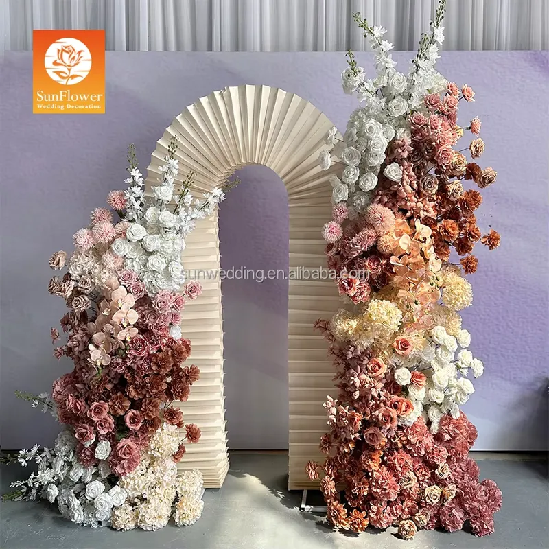 Wedding Arch Flower - Rangka Logam Gantung Sunwedding dengan Bunga