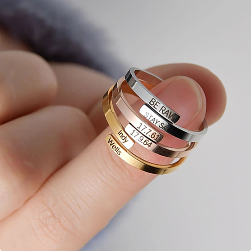 Wedding Z - Cincin Nomor Nama Terukir Yang Dapat