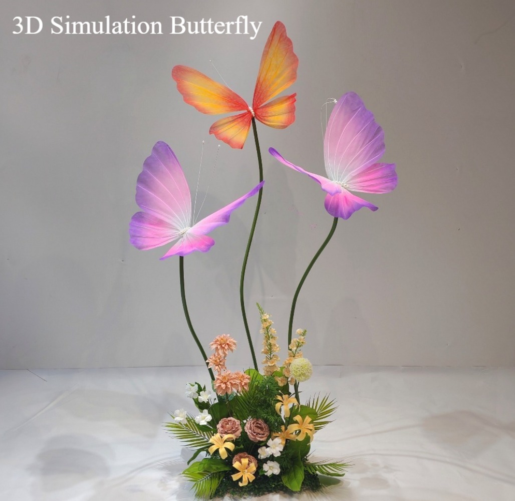 Wedding Supply Shops - Kupu-kupu Sutra 3D Simulasi Jala Sutra