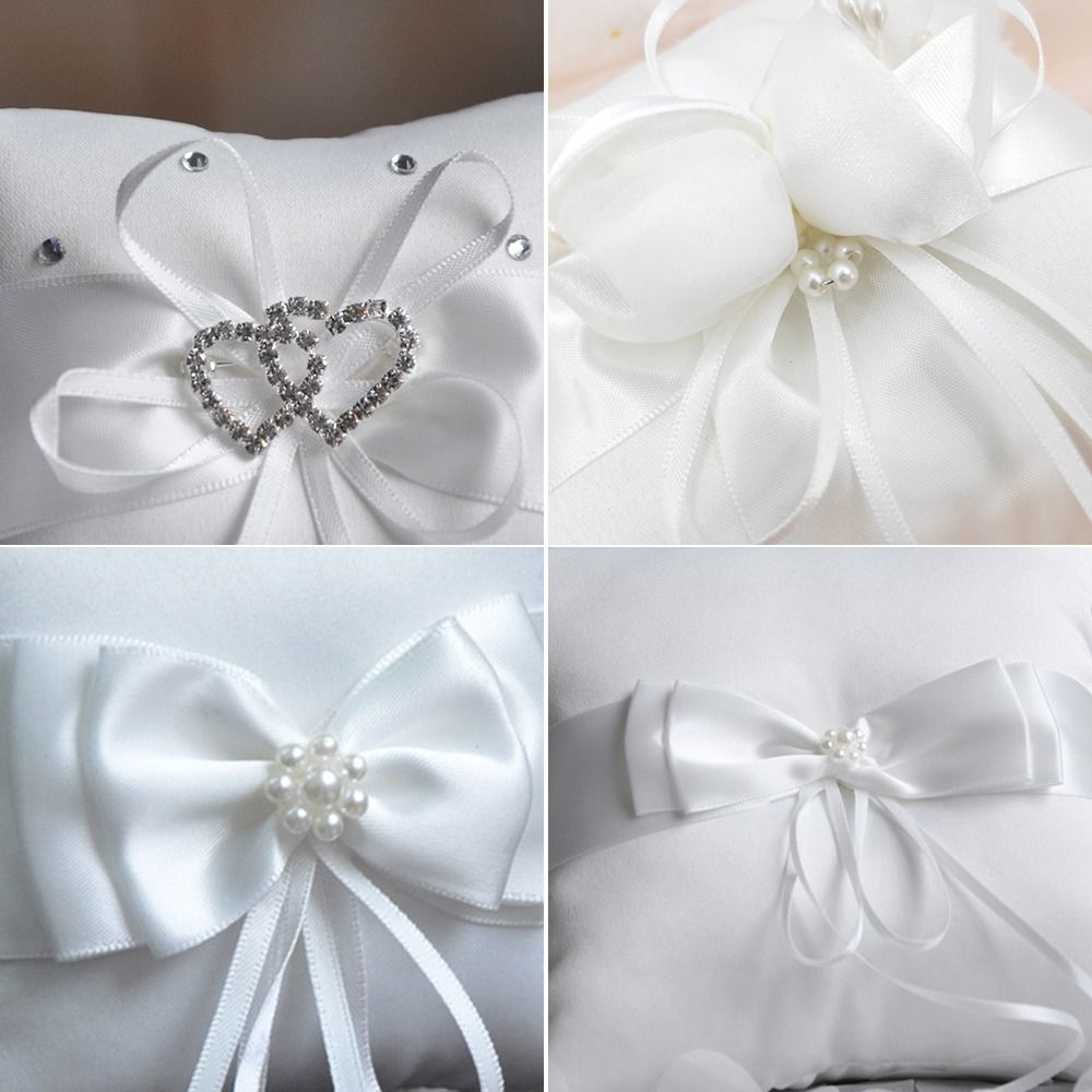 Ring Bearer Pillow - 15*15Cm 20*20Cm Bantal Pembawa Cincin Sutra