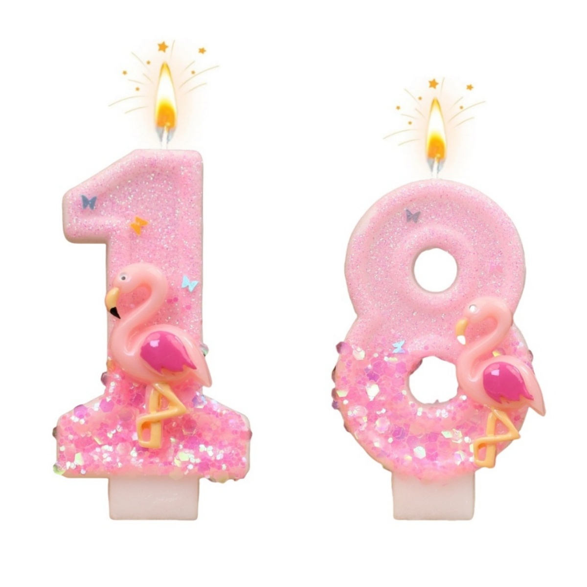Unity Candle Set - Lilin Ulang Tahun Angka 0-9 Baru,