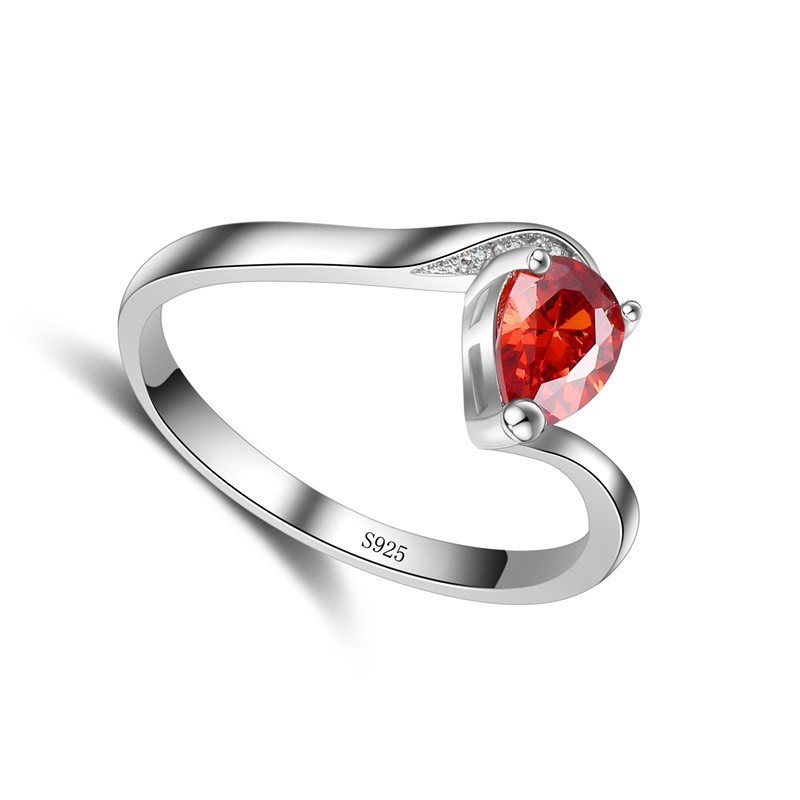 Wedding Z - 925 Sterling Cincin Perak Antusiasme Mode