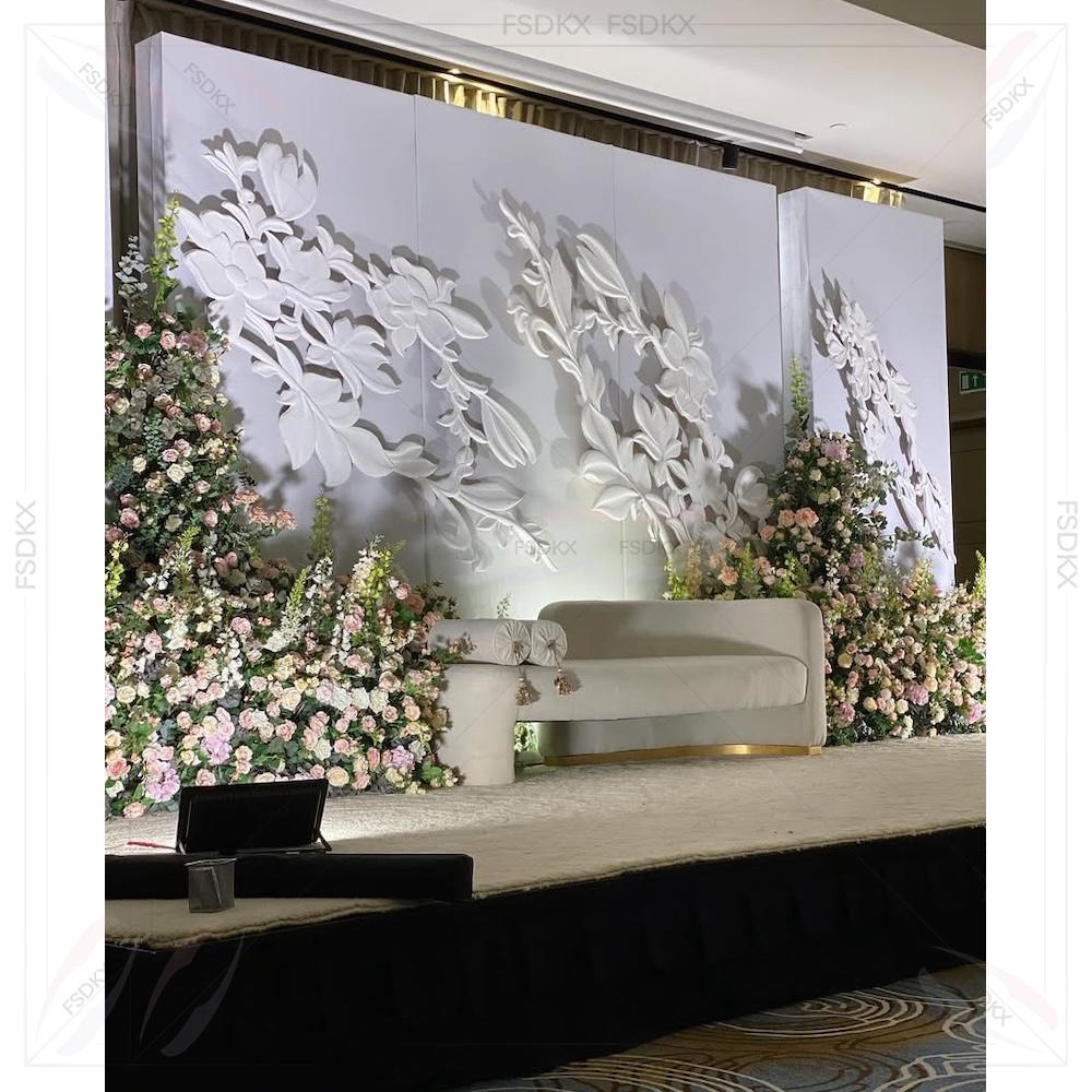 Supplier Wedding - Supplier Pernikahan Latar Belakang Lengkung Putih