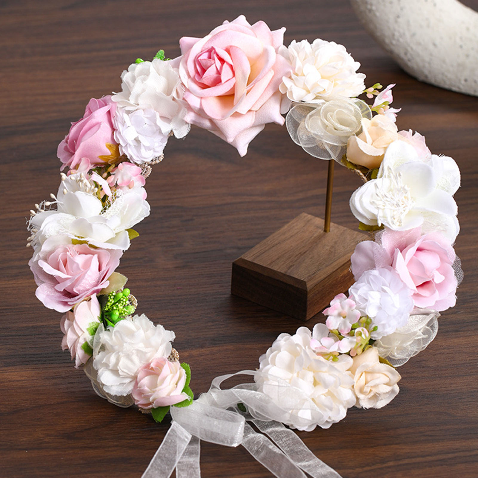 Wedding Arch Flower - Karangan Bunga Mahkota Bunga Pengantin Wanita
