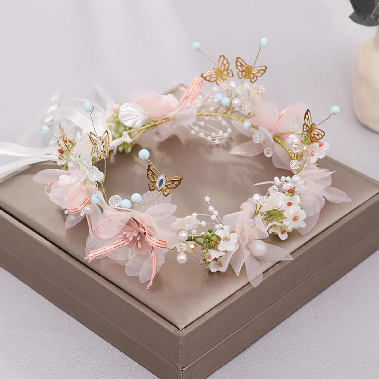 Wedding Arch Flower - Ikat Kepala Bunga Wanita dan Gadis,