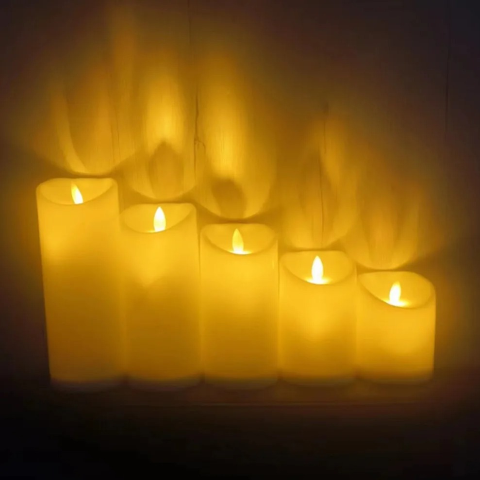 Wedding Power Supply - Lampu lilin elektrik LED, Lilin tanpa