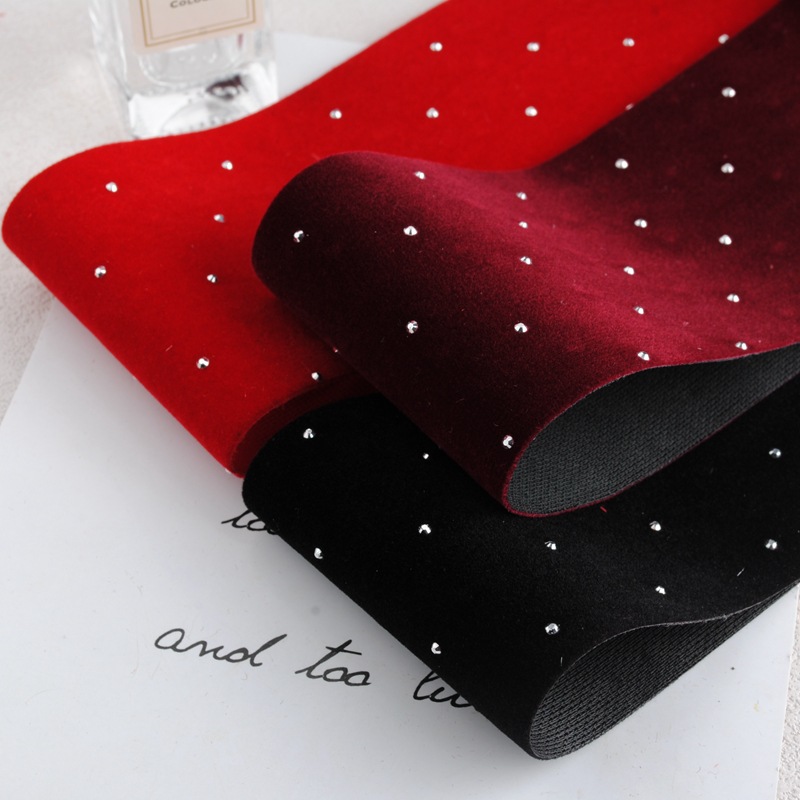 Supplier Wedding - Pita berlian beludru tebal 6CM pita