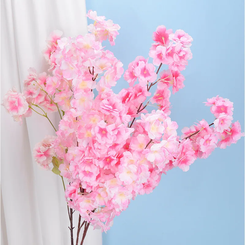 Wedding Arch Flower - 100Cm Buatan Cherry Blossom Cabang Dekorasi
