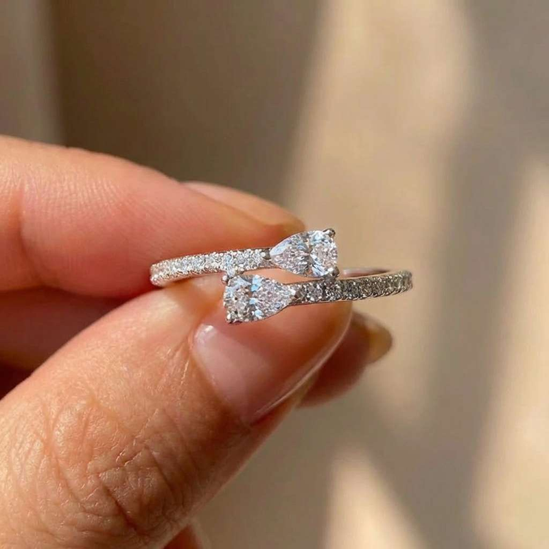 Cincin Jari Zirkonia Cerah Per - Wedding Z ulasan dan harga