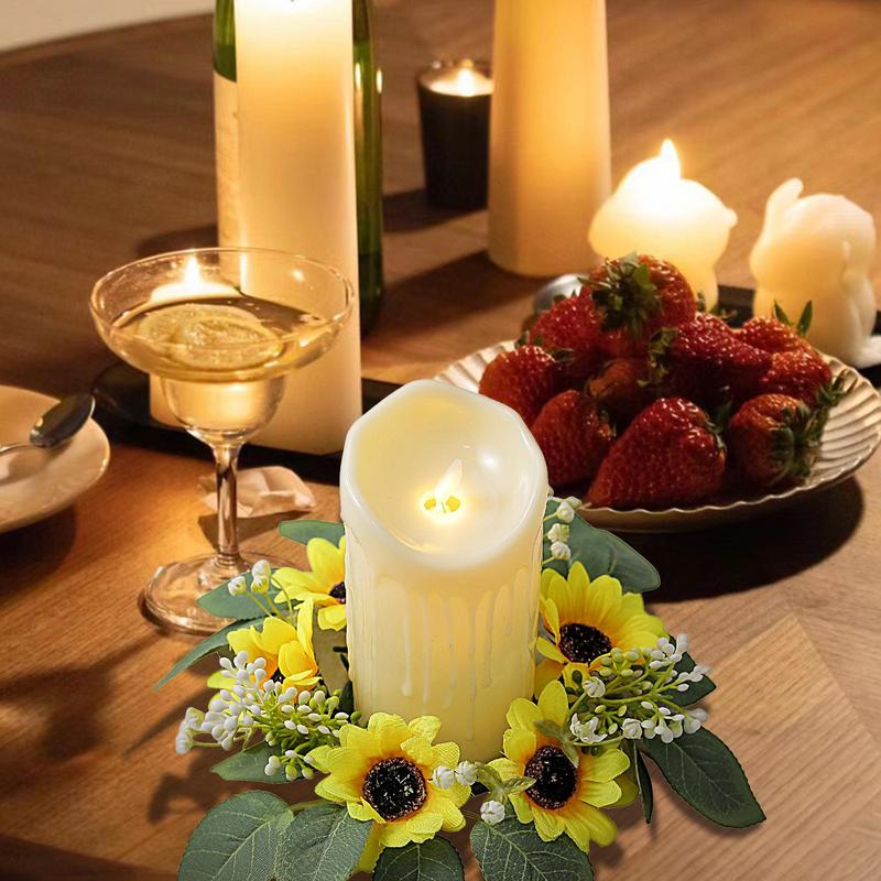 Lilin bunga matahari buatan, l - Unity Candle Set ulasan dan harga
