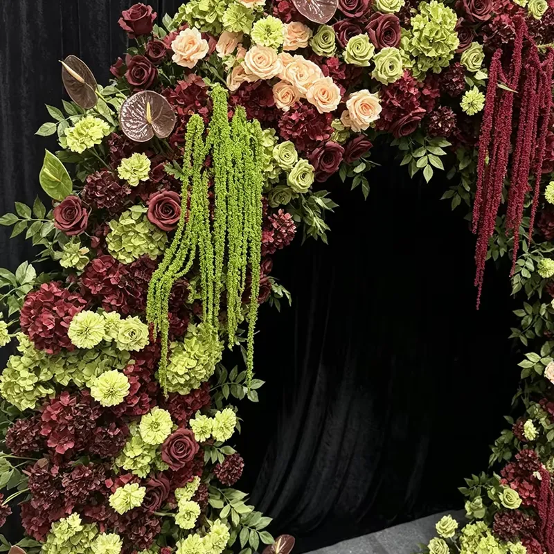 Bunga Gerbang Pernikahan denga - Wedding Arch Flower ulasan dan harga