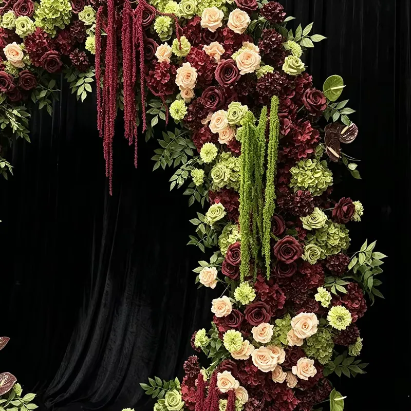 Bunga Gerbang Pernikahan denga - Wedding Arch Flower ulasan dan harga
