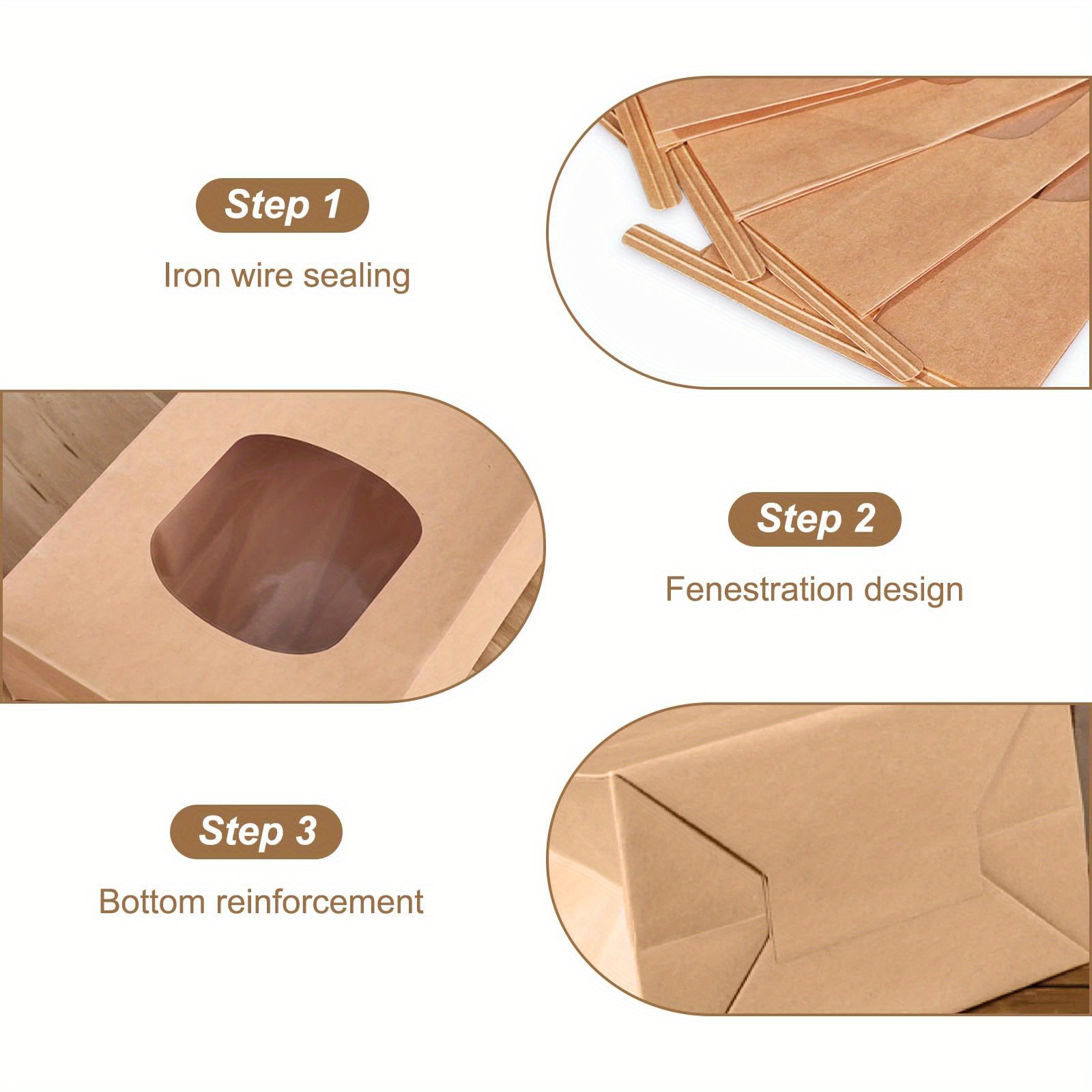 30 Kantong Kertas Coklat denga - Wedding Supply Company ulasan dan harga