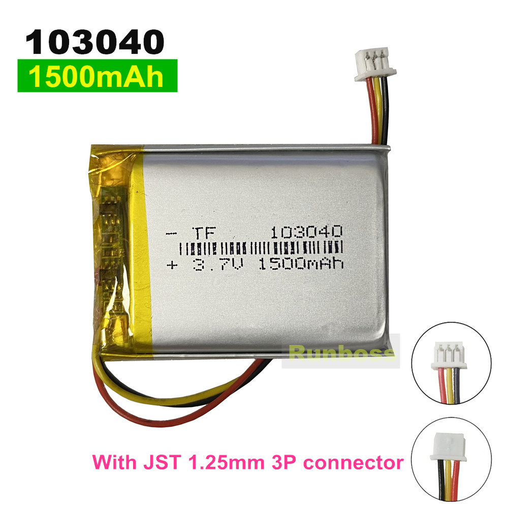 1-10 Buah 103040 3.7V 1500MAh  - Wedding Power Supply ulasan dan harga