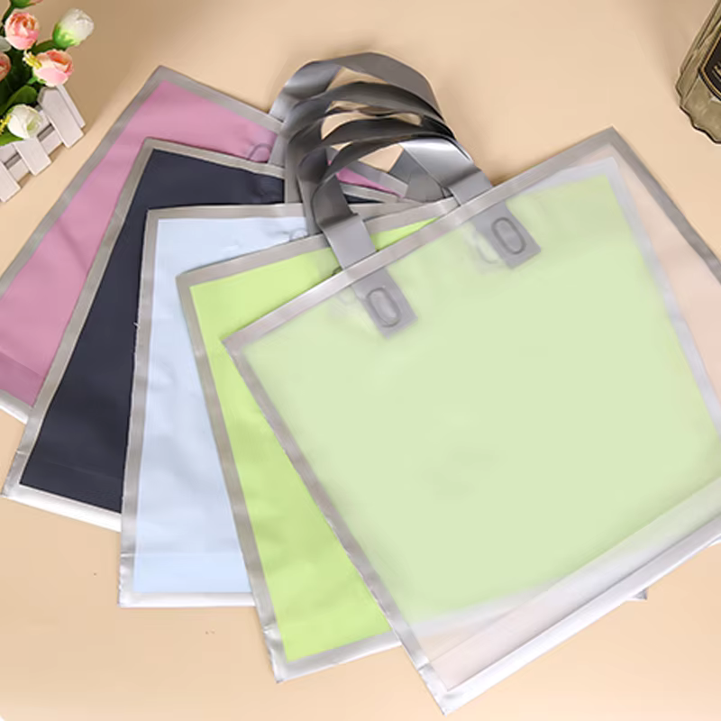 50Pcs Tas belanja tangan frost - Wedding Supply Shops ulasan dan harga
