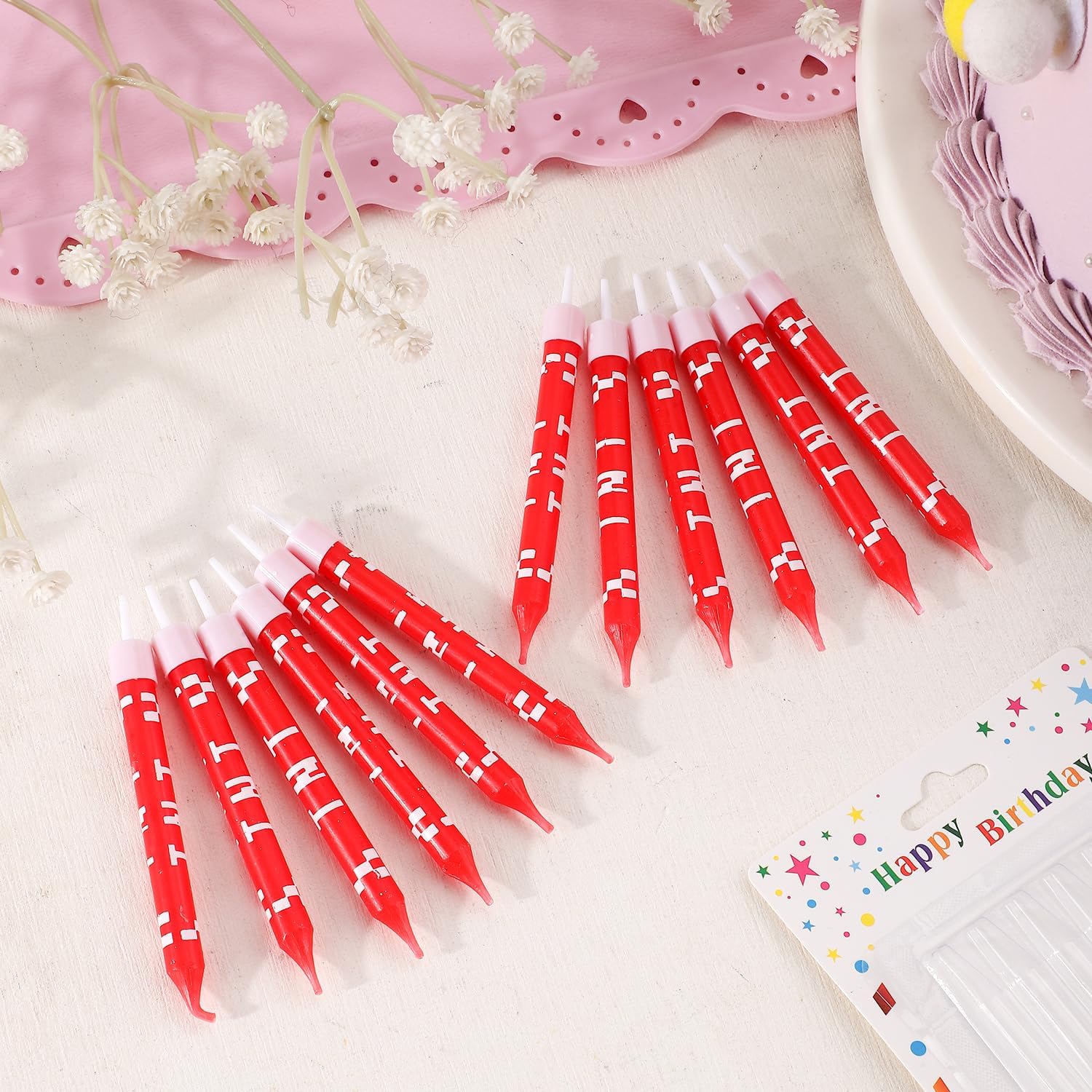 12/24 Buah Dekorasi Lilin Kue  - Unity Candle Set ulasan dan harga