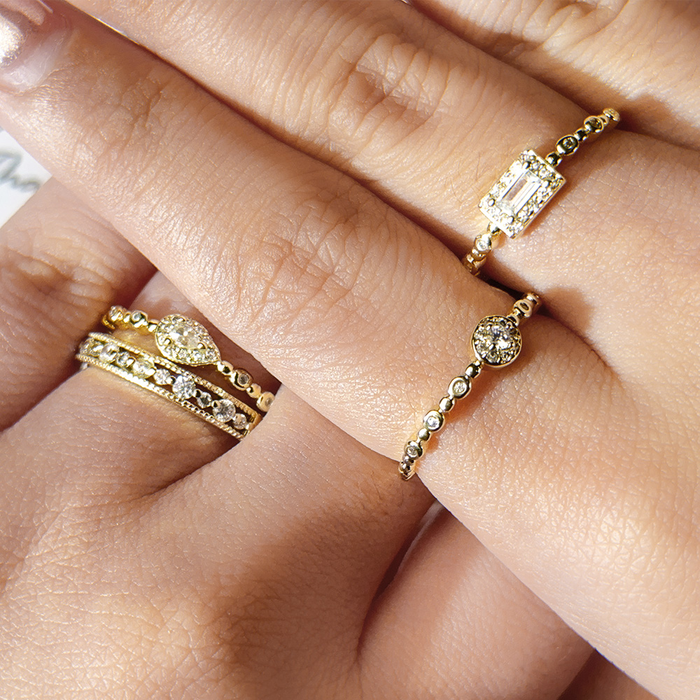 Cincin Cantik Wanita Korea Tre - Supplier Wedding ulasan dan harga