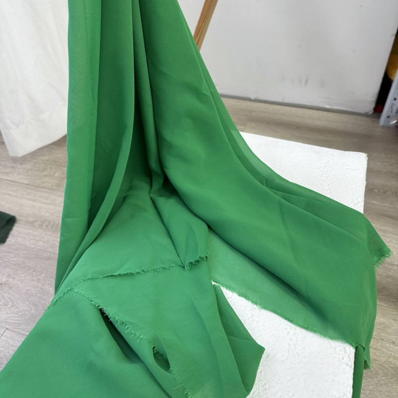 Kain sifon hijau zaitun dekora - Wedding Backdrop Curtain ulasan dan harga