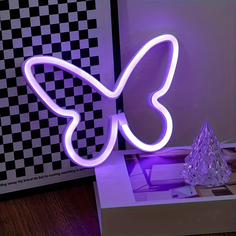 Lampu neon kupu-kupu LED, deko - Wedding Power Supply ulasan dan harga