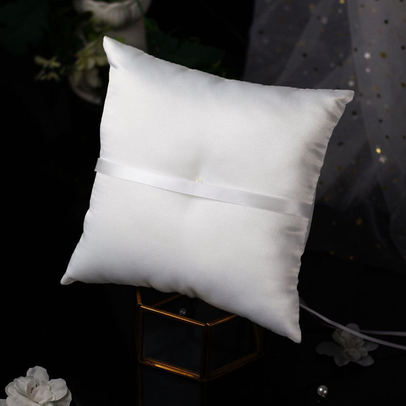 1 buah 10*10cm berlian imitasi - Ring Bearer Pillow ulasan dan harga