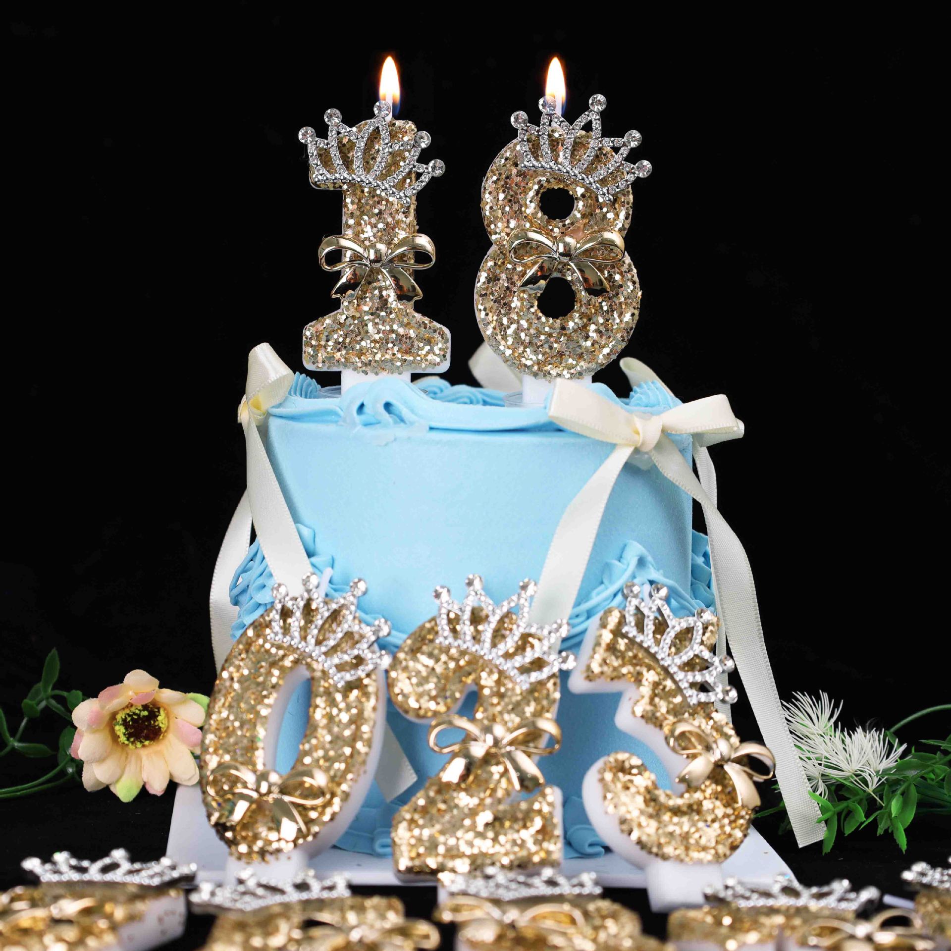Lilin Ulang Tahun Angka Mahkot - Unity Candle Set ulasan dan harga