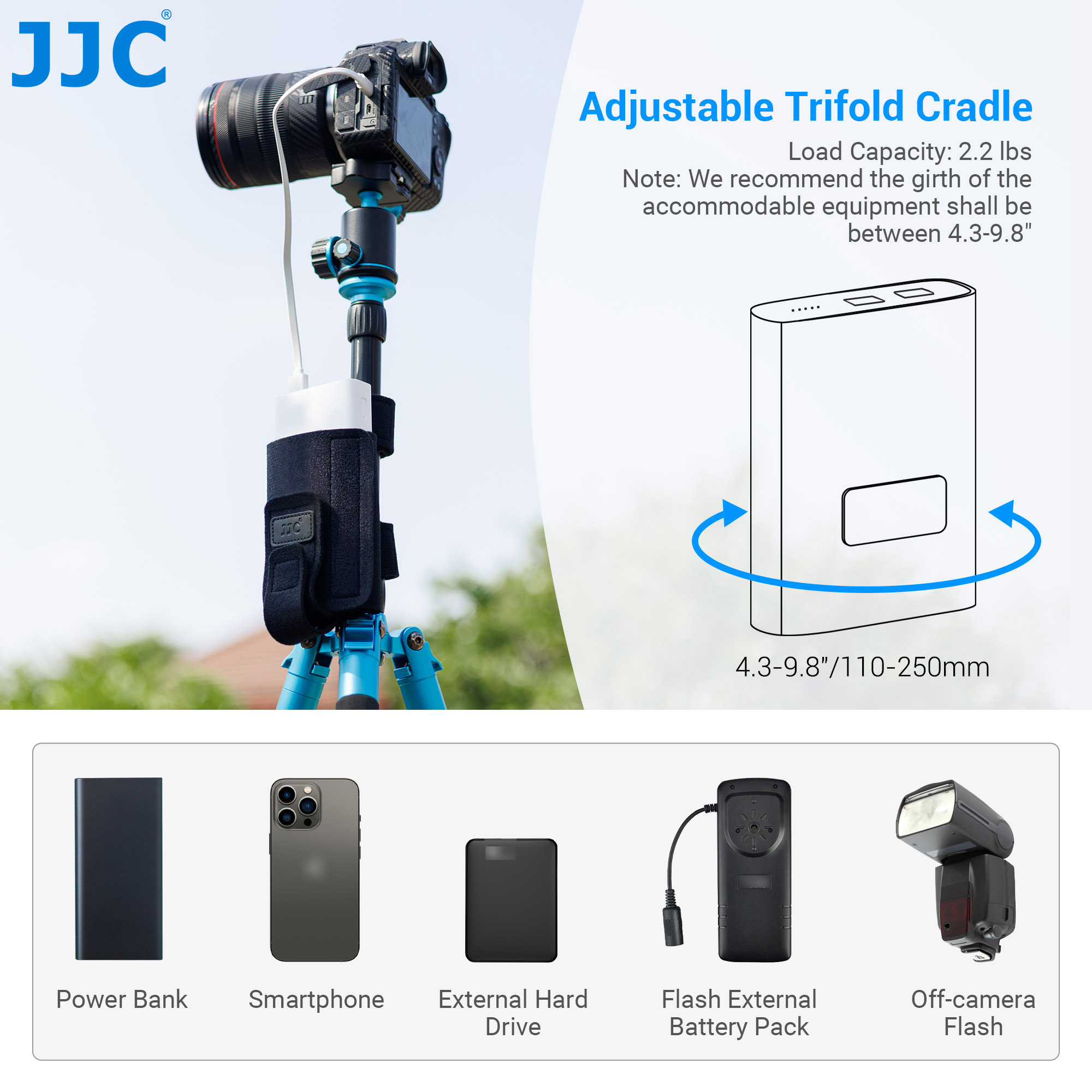 JJC tas dudukan kabel tali dud - Wedding Power Supply ulasan dan harga