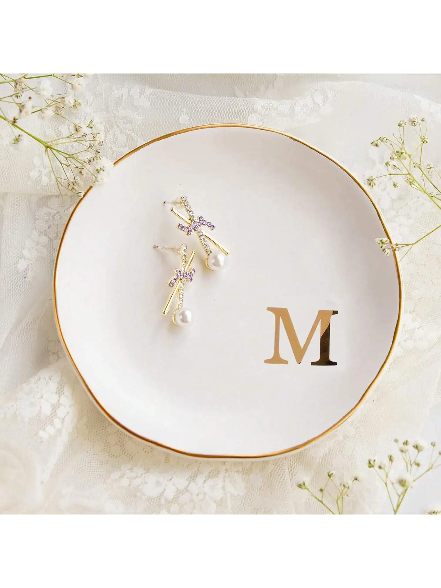 Baki perhiasan piring cincin i - Wedding Z ulasan dan harga