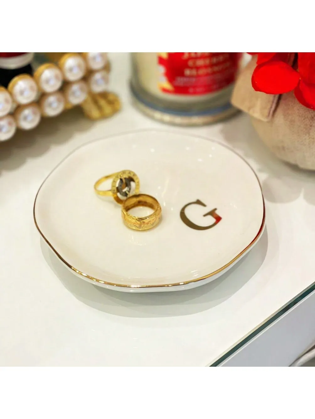 Baki perhiasan piring cincin i - Wedding Z ulasan dan harga