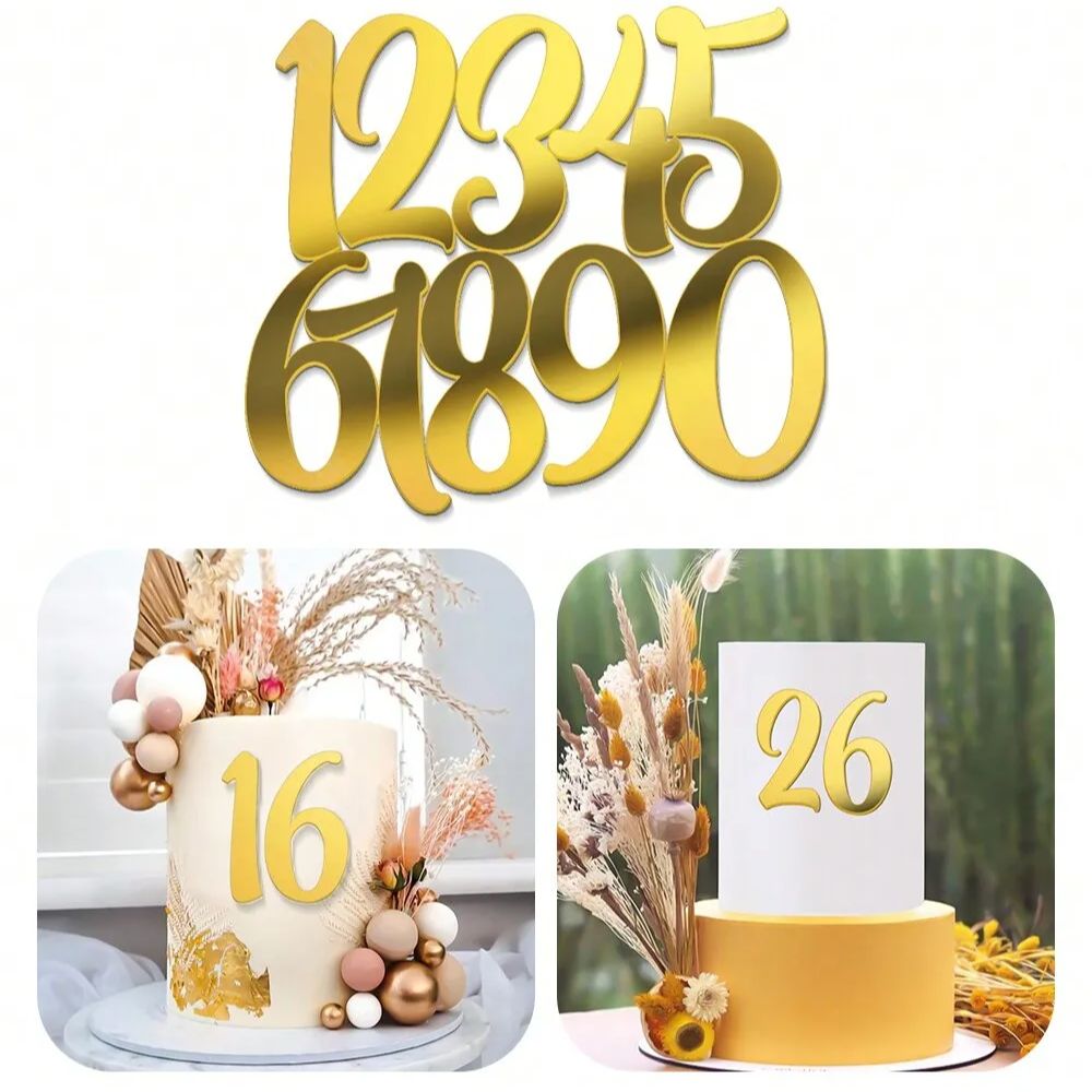 1set A-Z akrilik cermin emas,  - Wedding Z ulasan dan harga