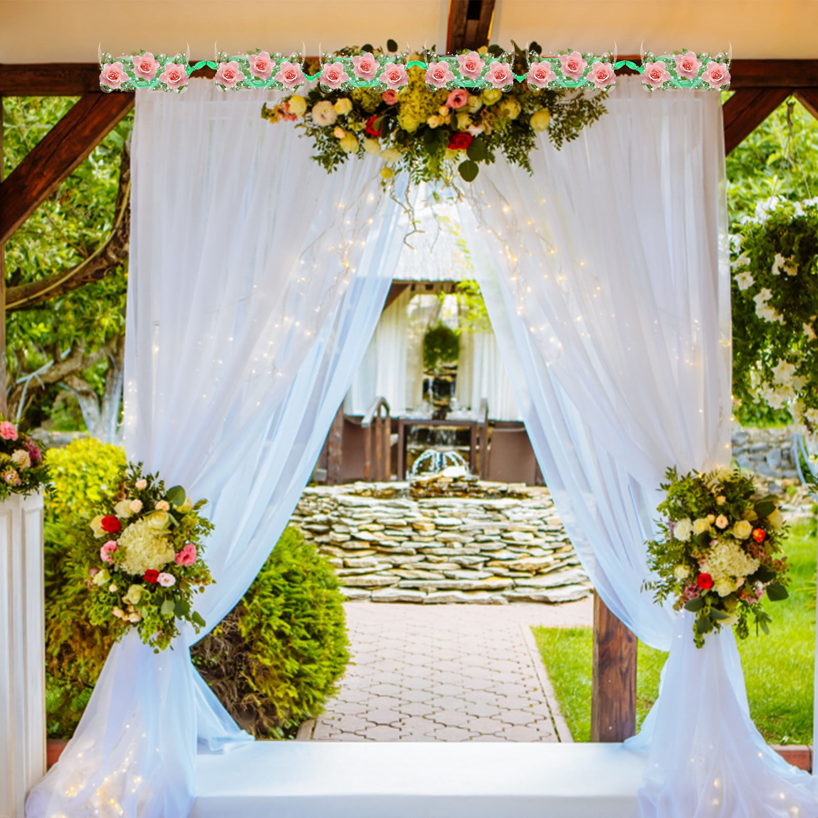 1Set Busa Bunga Bentuk Sosis P - Wedding Floral Supply ulasan dan harga