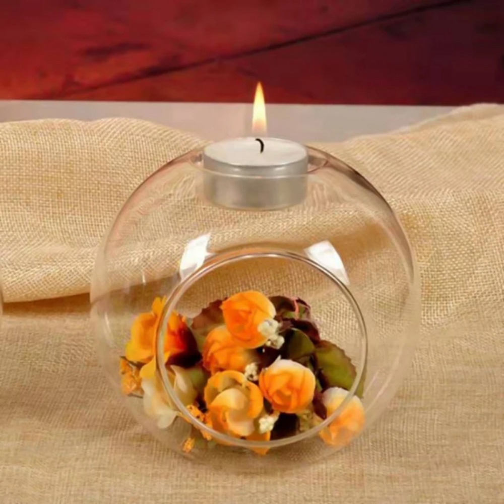 6/12 Buah Tempat Lilin Kaca Bu - Unity Candle Set ulasan dan harga