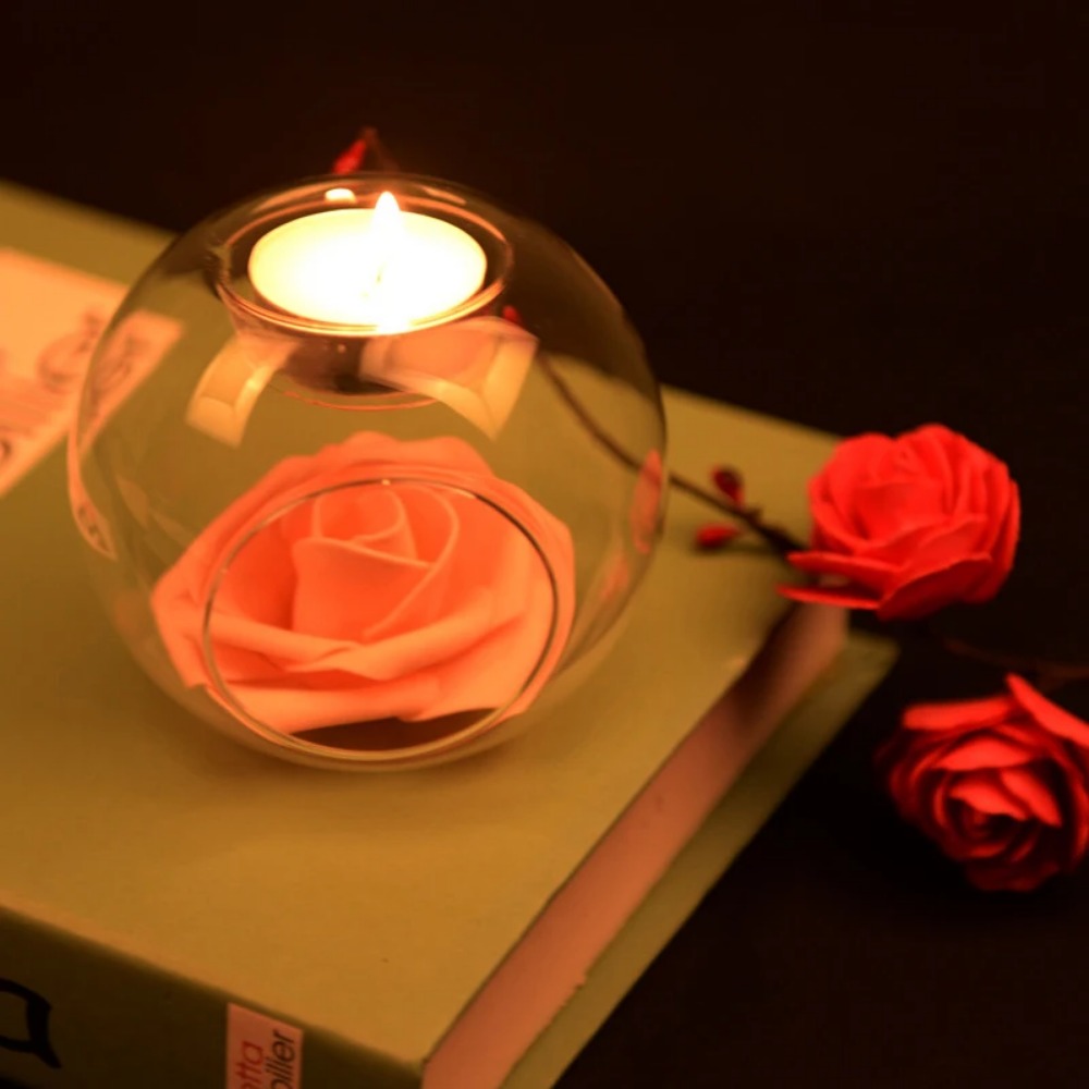 6/12 Buah Tempat Lilin Kaca Bu - Unity Candle Set ulasan dan harga