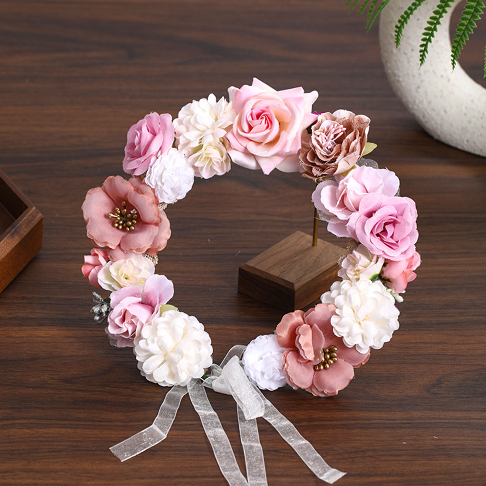 Karangan Bunga Mahkota Bunga P - Wedding Arch Flower ulasan dan harga