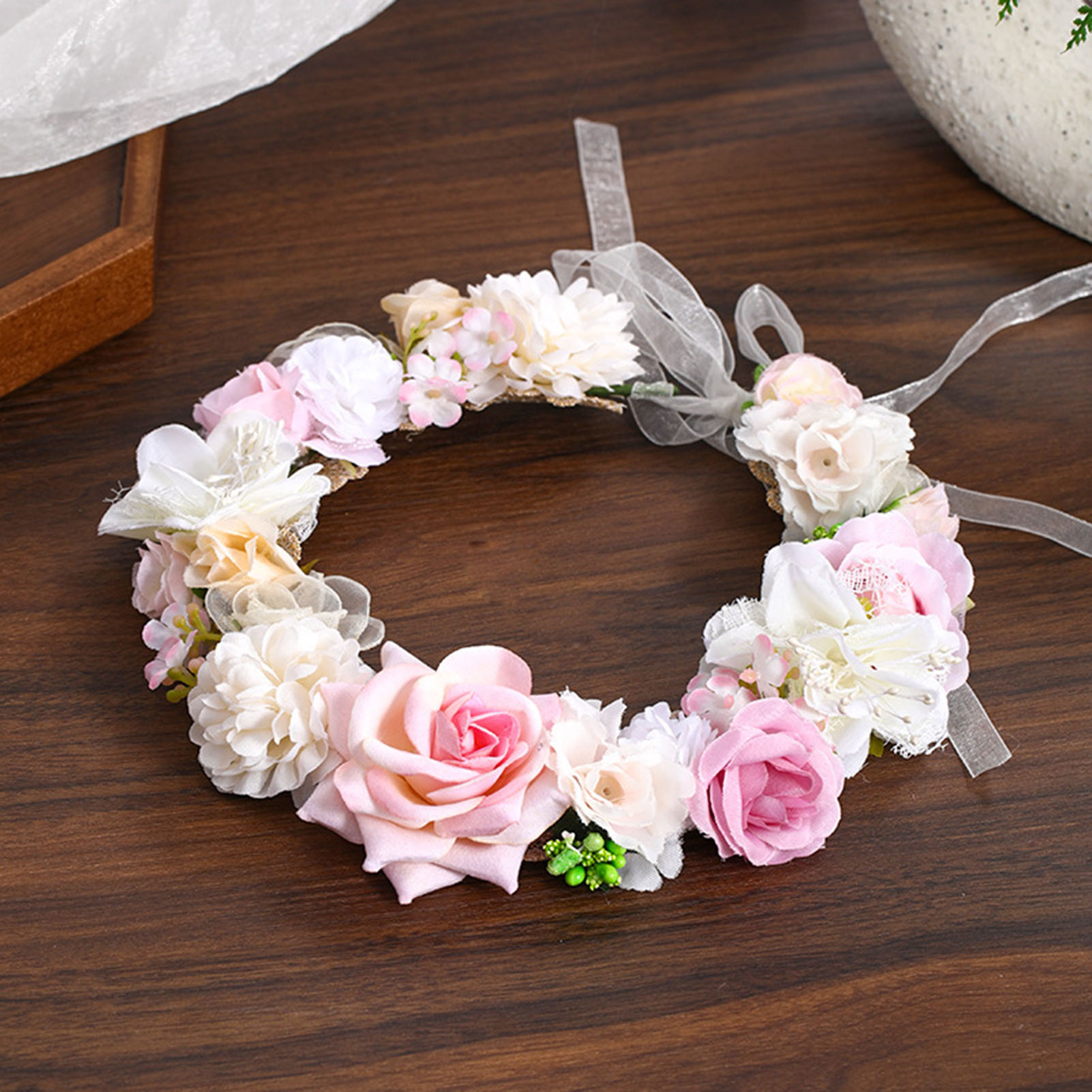 Karangan Bunga Mahkota Bunga P - Wedding Arch Flower ulasan dan harga