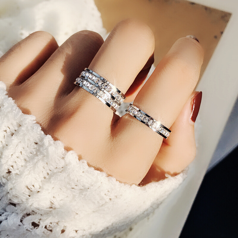 Cincin warna emas mawar mewah  - Wedding Z ulasan dan harga