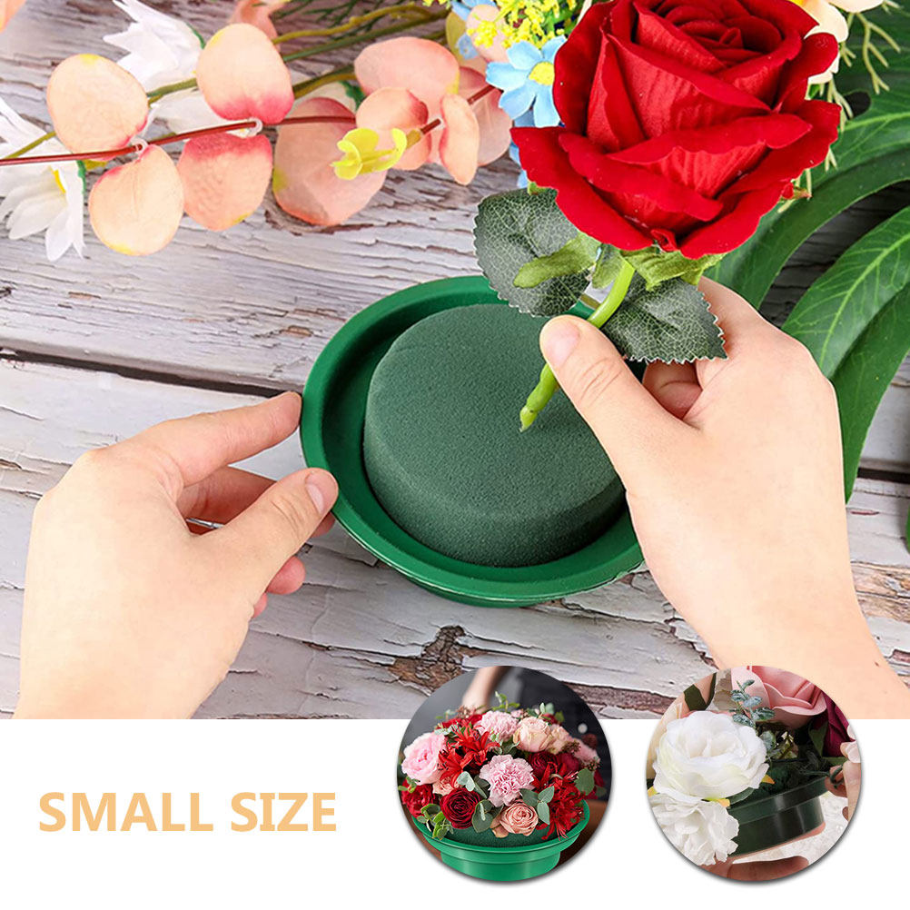 2Pcs Alas Bunga Bulat Berbahan - Wedding Floral Supply ulasan dan harga