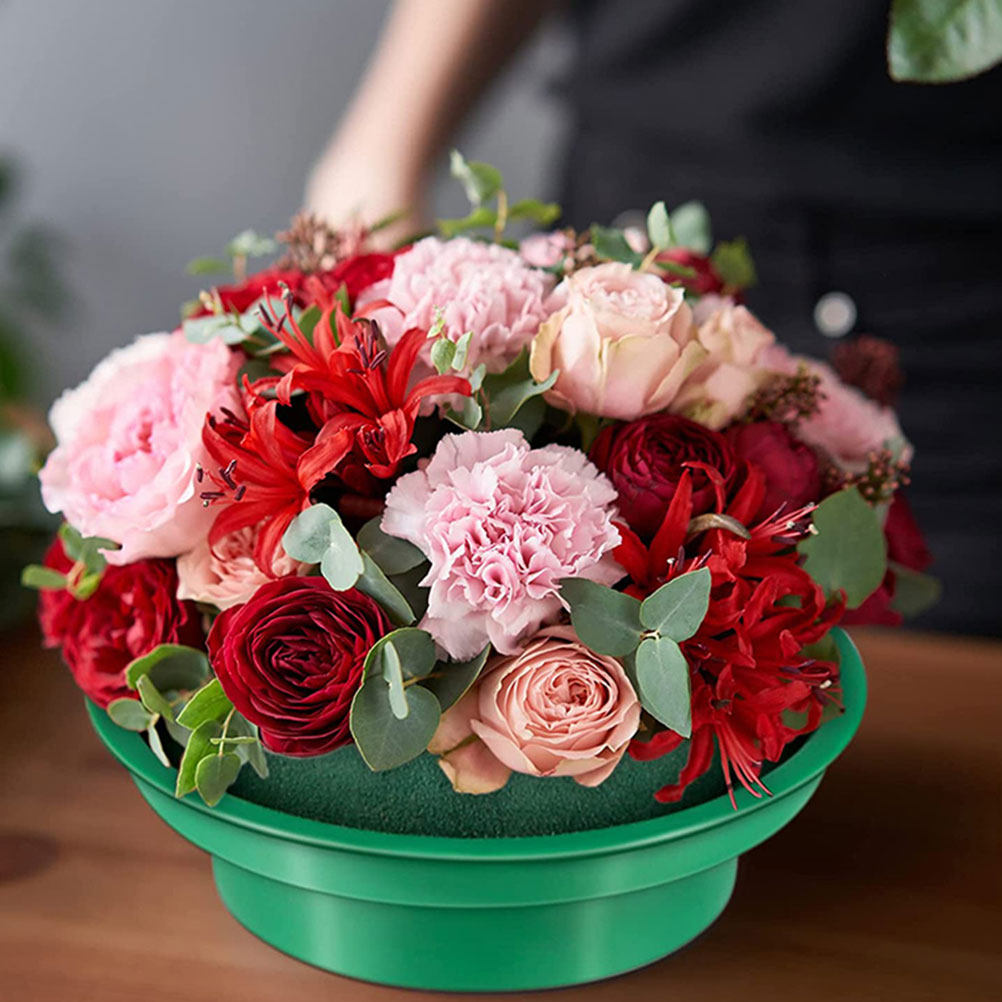 2Pcs Alas Bunga Bulat Berbahan - Wedding Floral Supply ulasan dan harga