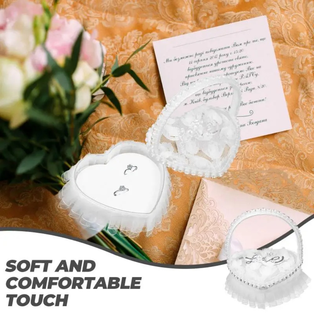 Kotak Cincin Berbentuk Hati de - Ring Bearer Pillow ulasan dan harga