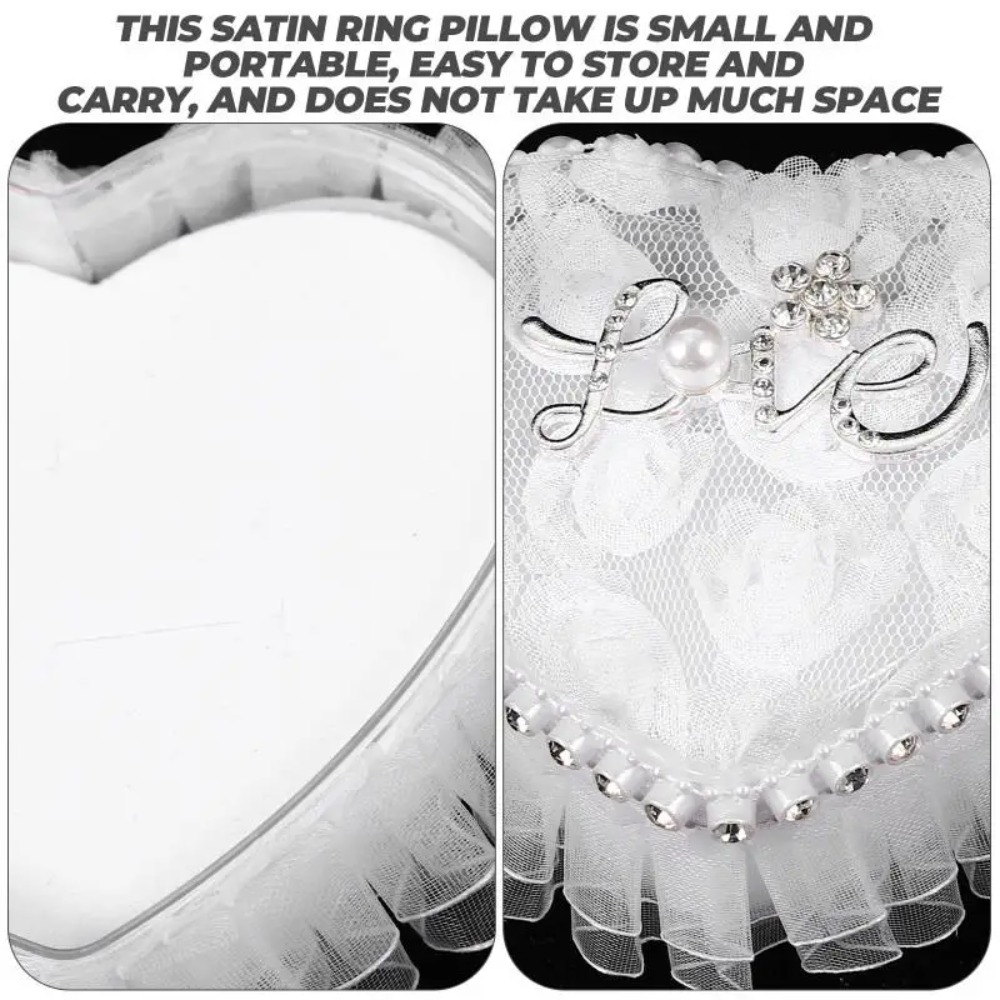 Kotak Cincin Berbentuk Hati de - Ring Bearer Pillow ulasan dan harga