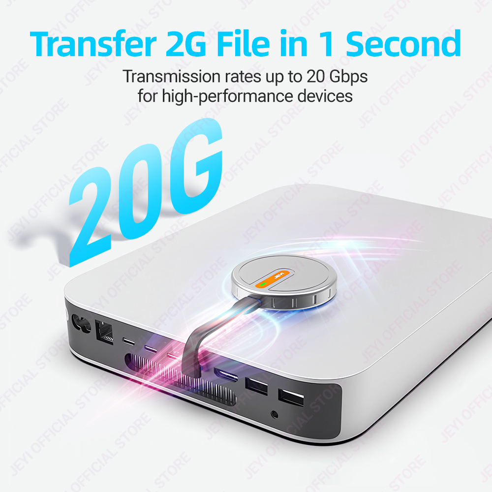 JEYI 20Gbps 90 °   Kabel USB C - Wedding Power Supply ulasan dan harga